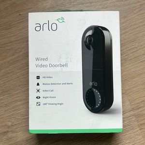 New wired video doorbell Arlo